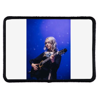 Phoebebridgers Playing The Guitar Rectangle Patch | Artistshot