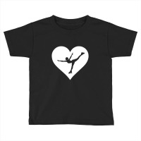 Heart Ice Skating Toddler T-shirt | Artistshot