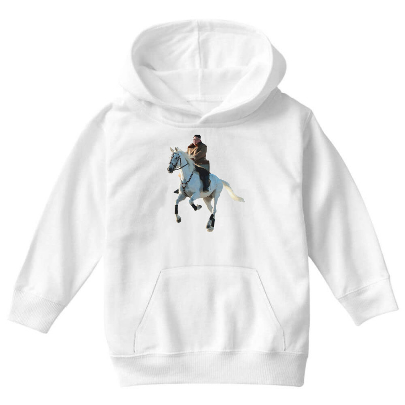 Oriental Rider   Kim Jong Un Youth Hoodie | Artistshot