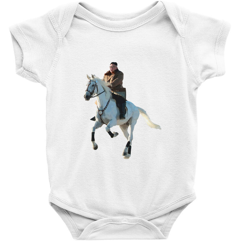 Oriental Rider   Kim Jong Un Baby Bodysuit | Artistshot