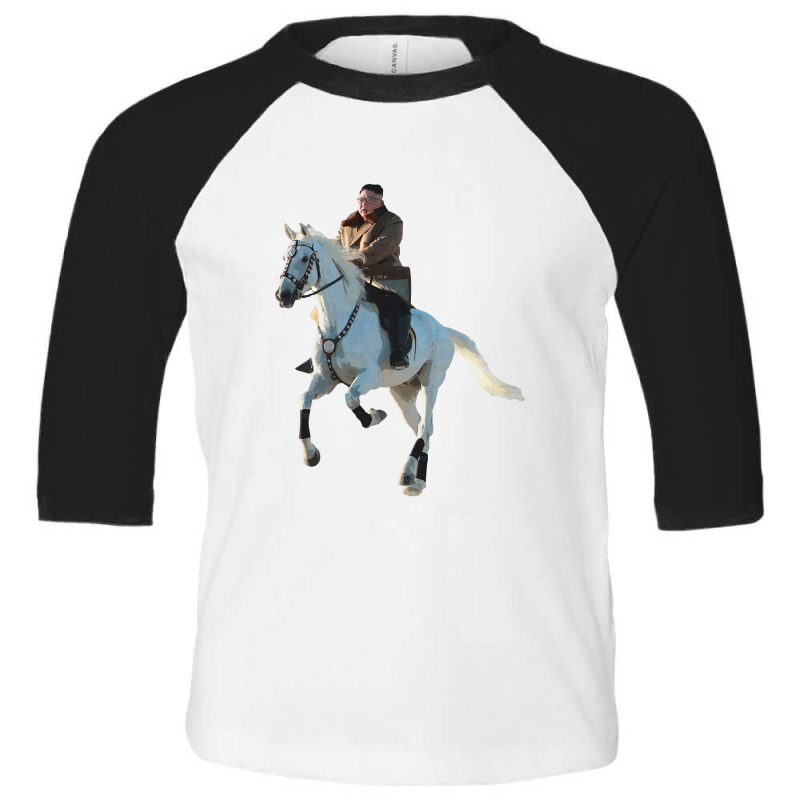 Oriental Rider   Kim Jong Un Toddler 3/4 Sleeve Tee | Artistshot