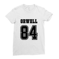 Orwell 84   George Orwell Ladies Fitted T-shirt | Artistshot