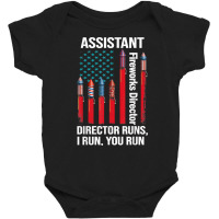 Assistant Fireworks Director Usa Independence Day July 4th T Shirt Baby Bodysuit | Artistshot