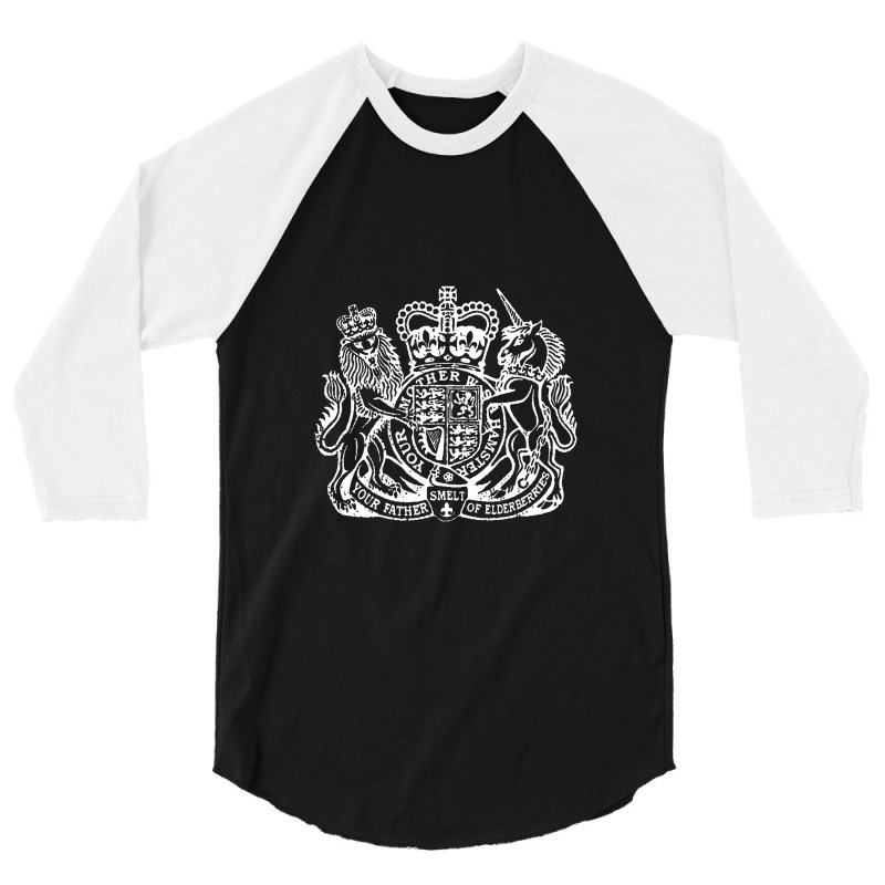 Holy Grail Uk Passport 3/4 Sleeve Shirt | Artistshot