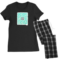 D%c3%ada De Muertos Calavera Mexican Sugar Skull Black And Turquoise O Women's Pajamas Set | Artistshot