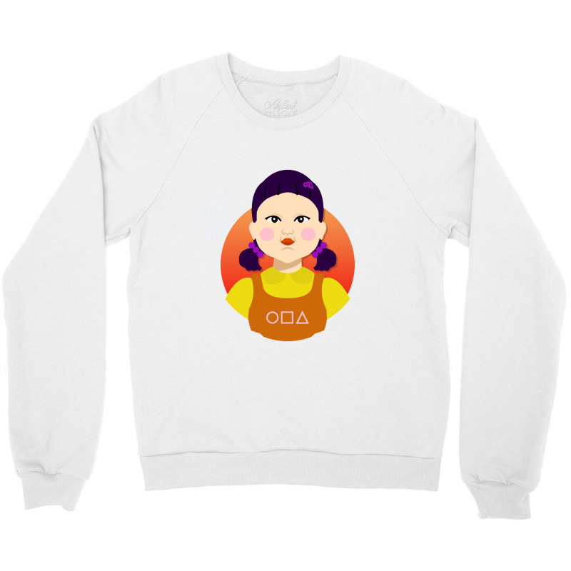 Red Light Green Light   Game Doll Crewneck Sweatshirt | Artistshot