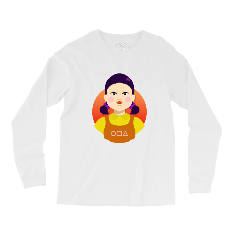 Red Light Green Light   Game Doll Long Sleeve Shirts | Artistshot