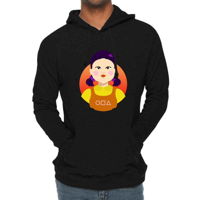 Red Light Green Light   Game Doll Lightweight Hoodie | Artistshot