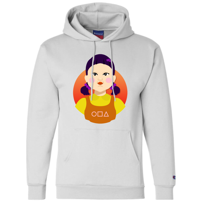 Red Light Green Light   Game Doll Champion Hoodie | Artistshot