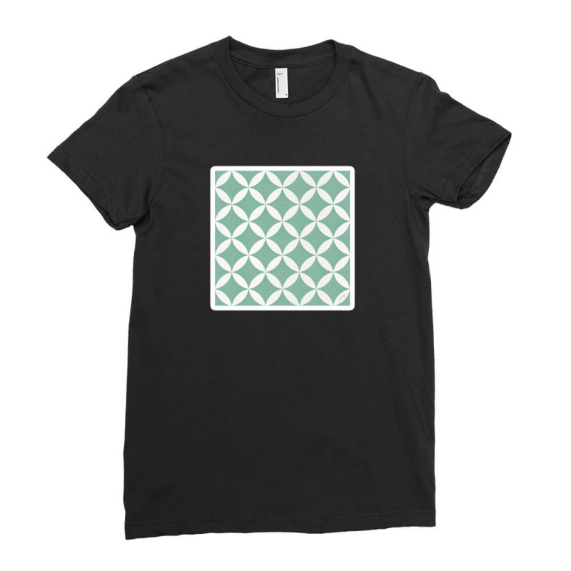 Evil Eye Dots Marigold Palette 45561354 Ladies Fitted T-Shirt by vebian33 | Artistshot