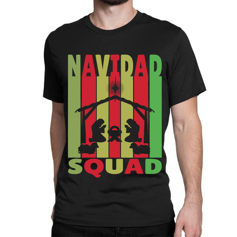 Christian Navidad Squad Christmas Nativity Scene Jesus Joseph Mary 142 Classic T-shirt by circularflap | Artistshot