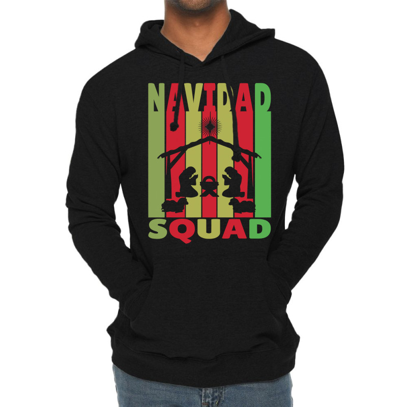 Christian Navidad Squad Christmas Nativity Scene Jesus Joseph Mary 142 Lightweight Hoodie by circularflap | Artistshot