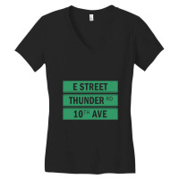 Springsteen E Street Thunder Women's V-neck T-shirt | Artistshot