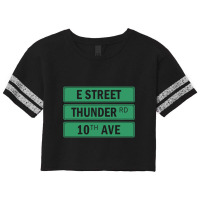 Springsteen E Street Thunder Scorecard Crop Tee | Artistshot