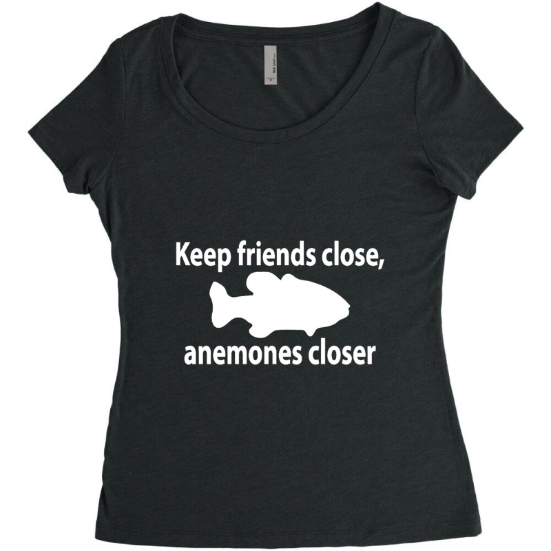 Friends And Anemones Women's Triblend Scoop T-shirt by saterseim | Artistshot