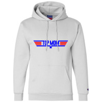 Top Mom   Top Gun Parody Champion Hoodie | Artistshot