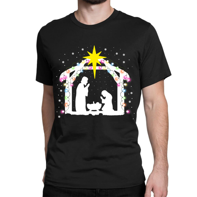 Christian Christian Merry Christmas Xmas Jesus Nativity 31 Bibble Jesu Classic T-shirt by circularflap | Artistshot