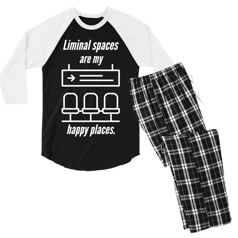 Liminal Space Men's 3/4 Sleeve Pajama Set | Artistshot