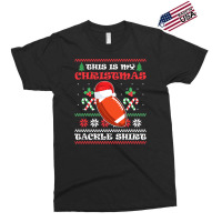 Football This Is My Christmas Tackle Christmas American Football 414 Exclusive T-shirt | Artistshot