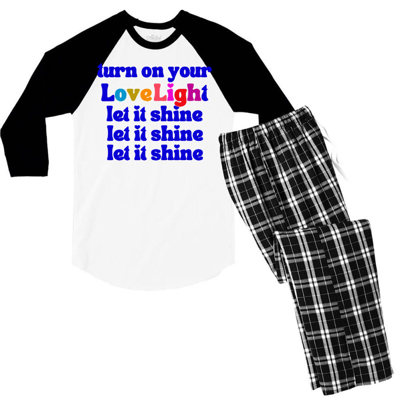 Lovelight Rainbow Men's 3/4 Sleeve Pajama Set | Artistshot