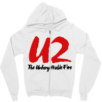 Unforgettable Fire Zipper Hoodie | Artistshot