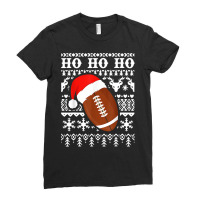 Football Football Ugly Christmas Sweater Xmas Love Football Christmas Ladies Fitted T-shirt | Artistshot