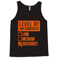 Funny Level Of Awesomeness Low Guitar Tank Top | Artistshot