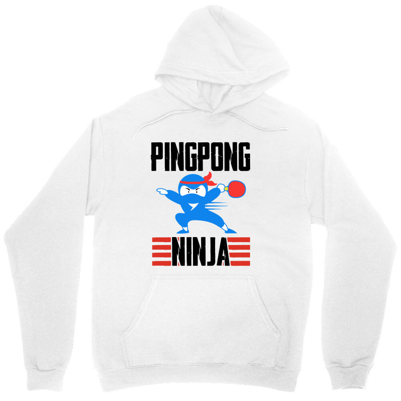 Funny Ping Pong Ninja Table Tennis Unisex Hoodie | Artistshot