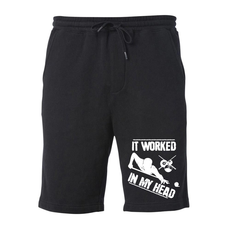 Funny Pool Player Fleece Short | Artistshot