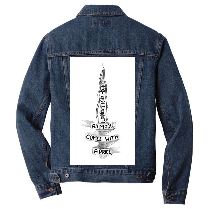 All Magic Comes With A Price Men Denim Jacket by Fraziernjn | Artistshot