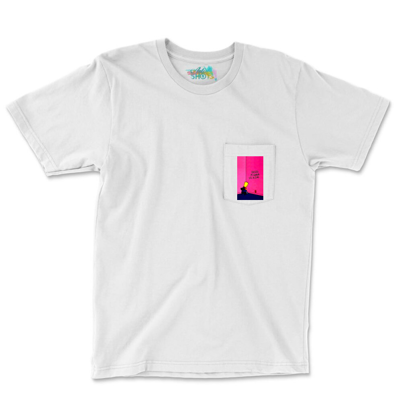 Alone Simpson Pocket T-shirt | Artistshot