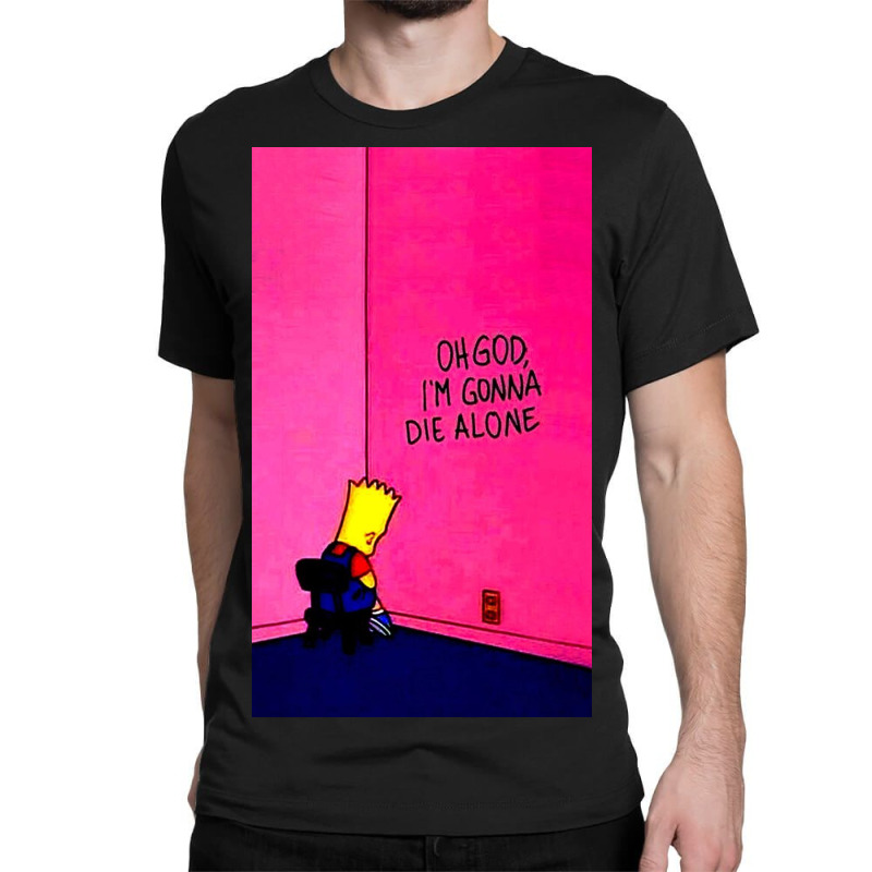 Alone Simpson Classic T-shirt | Artistshot