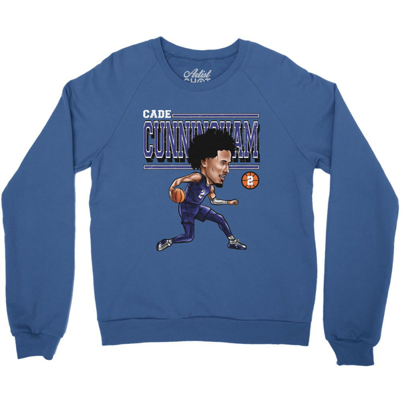 Cade Cunningham Cartoon Crewneck Sweatshirt by kr205 | Artistshot