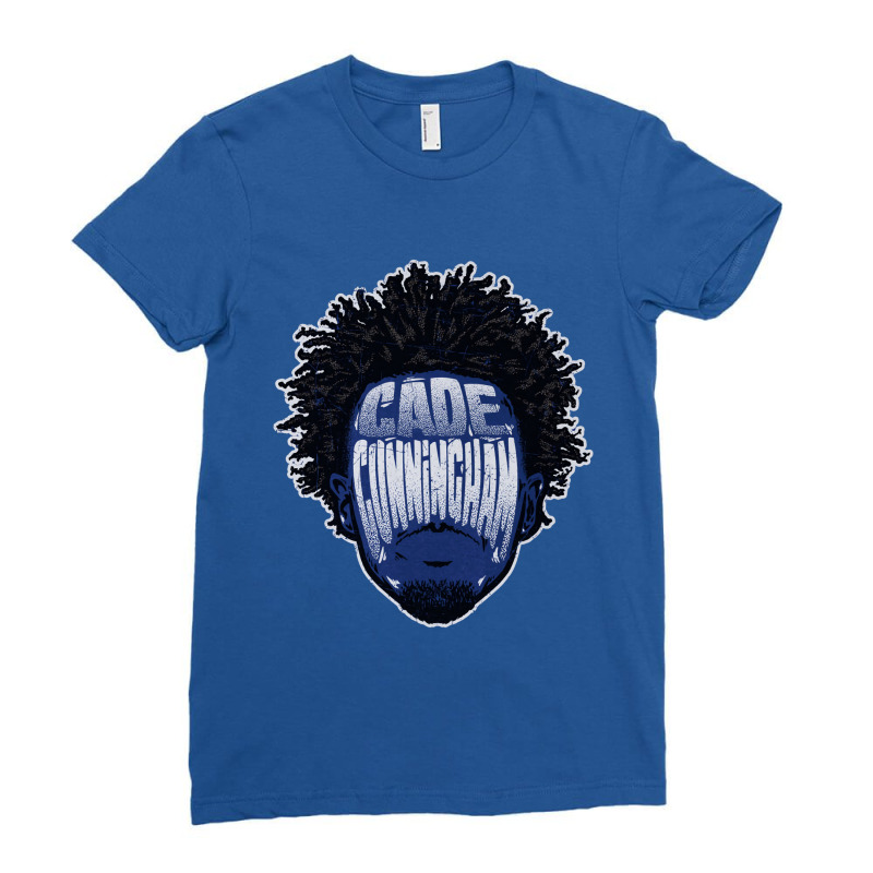 Cade Cunningham Player Silhouette Ladies Fitted T-Shirt by kr205 | Artistshot