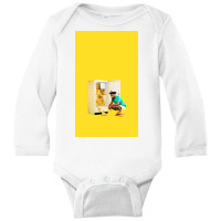 Amine   Banana Fridge Long Sleeve Baby Bodysuit | Artistshot