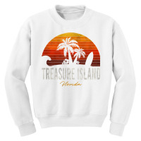 Treasure Island Beach Florida Fl Palms Vacation Surf Sunset T Shirt Youth Sweatshirt | Artistshot