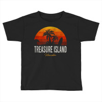 Treasure Island Beach Florida Fl Palms Vacation Surf Sunset T Shirt Toddler T-shirt | Artistshot