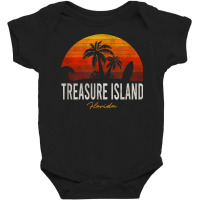 Treasure Island Beach Florida Fl Palms Vacation Surf Sunset T Shirt Baby Bodysuit | Artistshot