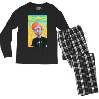 Amine Has Left The Chat Men's Long Sleeve Pajama Set | Artistshot