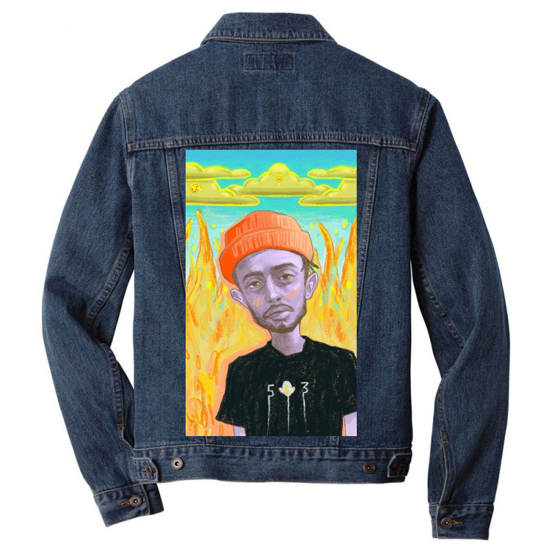 Amine Has Left The Chat Men Denim Jacket by Curtismbn | Artistshot