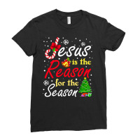 Christian Christian Jesus The Reason Christmas Stocking Stuffer 185 Bi Ladies Fitted T-shirt | Artistshot