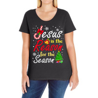 Christian Christian Jesus The Reason Christmas Stocking Stuffer 185 Bi Ladies Curvy T-shirt | Artistshot