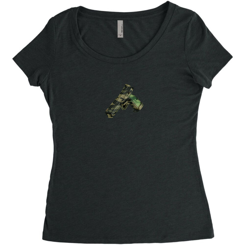 New Edition Cz Pistol Army Design Women's Triblend Scoop T-shirt by hiyayah | Artistshot