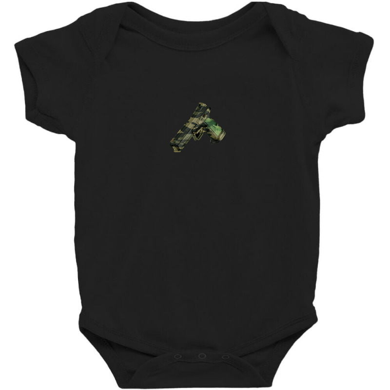 New Edition Cz Pistol Army Design Baby Bodysuit | Artistshot