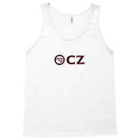 Enticing Simple Cz Pistol Red Design Tank Top | Artistshot