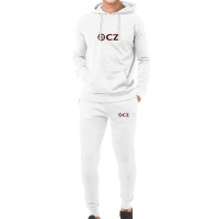 Enticing Simple Cz Pistol Red Design Hoodie & Jogger Set | Artistshot