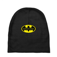 Dadman Bat Funny Baby Beanies | Artistshot