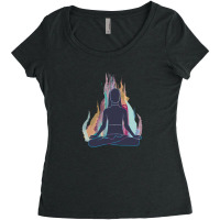 Meditation Reiki Meditation Psychology, Women's Triblend Scoop T-shirt | Artistshot