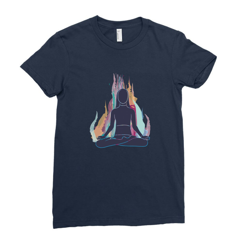 Meditation Reiki Meditation Psychology, Ladies Fitted T-Shirt by coşkun | Artistshot