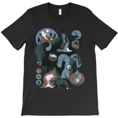 Wild Animals T-shirt Designed By Hatta1976